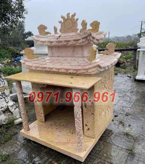 33 Mẫu bàn thờ thần tài ông địa bằng đá đẹp bán toàn quốc