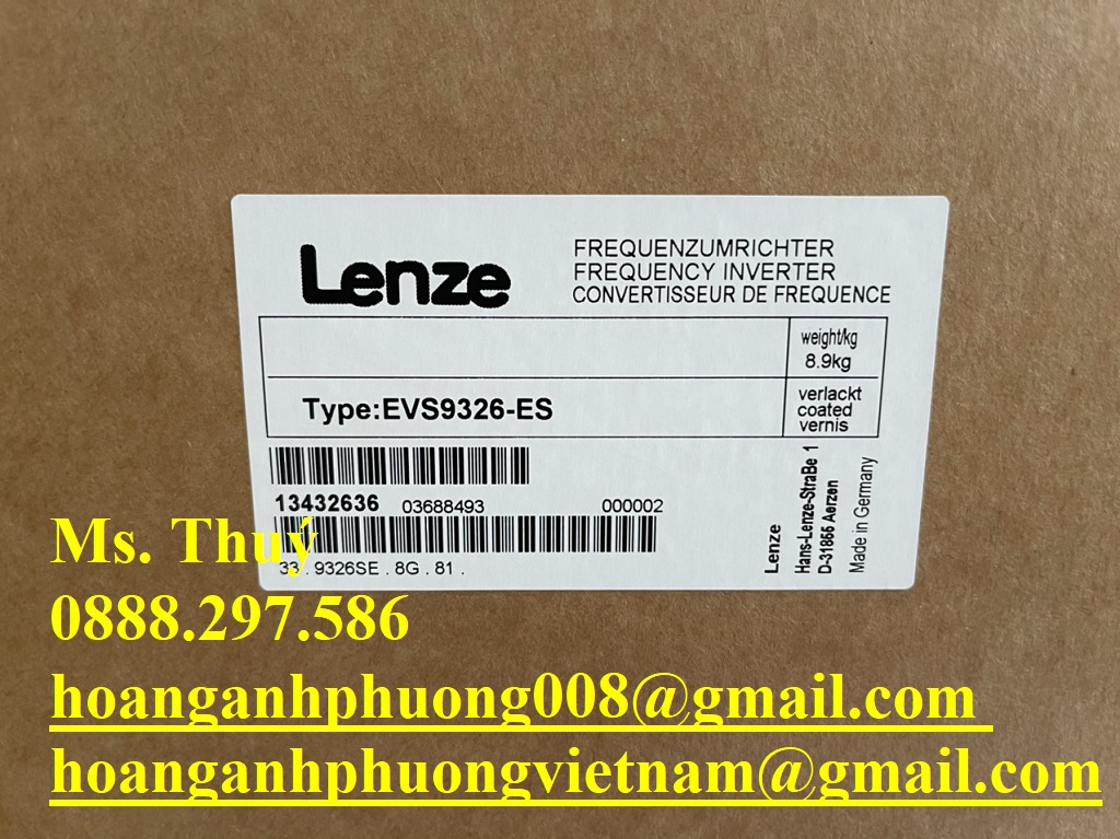 Biến tần LENZE EVS9326-ES giá tốt, hàng mới chính hãng 100%