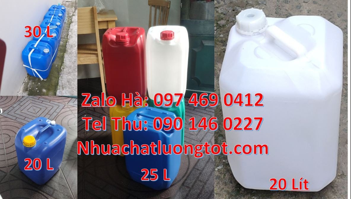 can nhựa 25l màu trắng,can nhựa 20l đựng nước tẩy rửa,can nhựa 30l xan