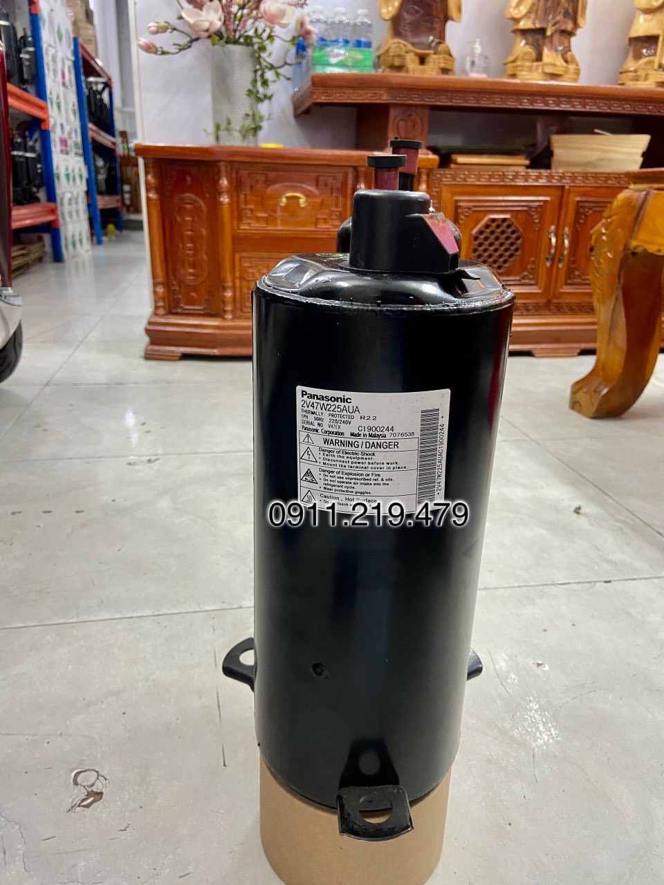 Lốc lạnh panasonic 2.6hp model 2V47 loại 220V/380V