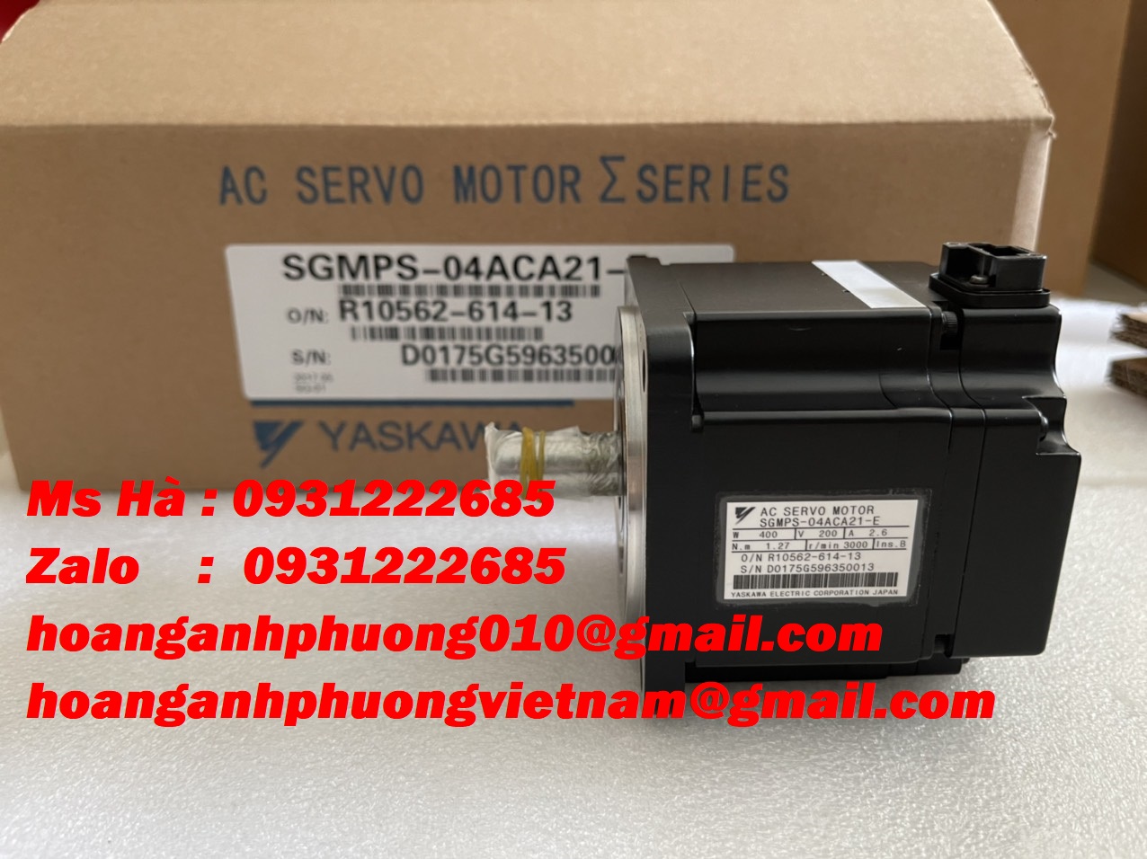 Bộ động cơ sẹc vô nhập dòng SGMPS series SGMPS-04ACA21-E