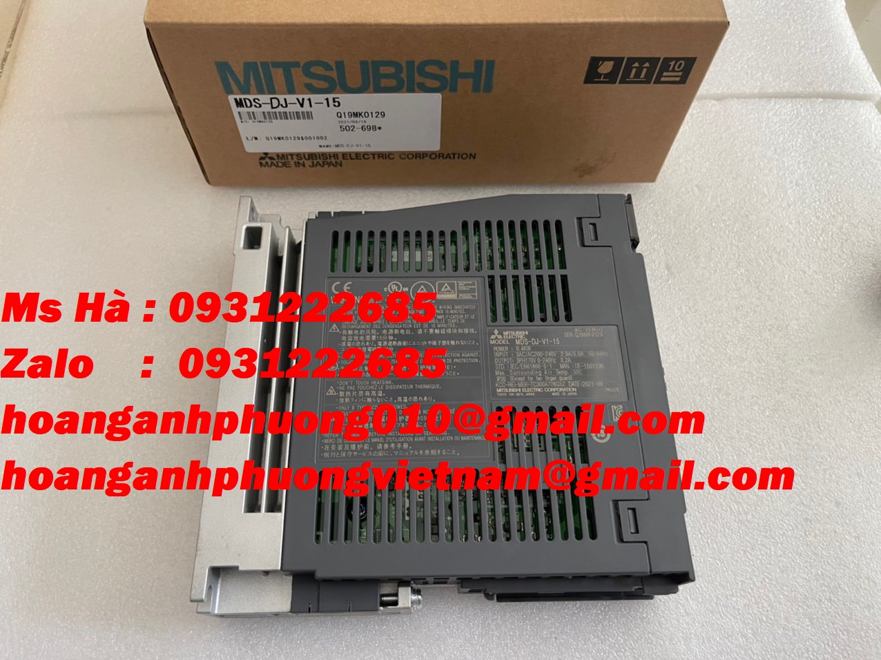 Công Ty Hoàng Anh Phương phân phối mitsubishi MDS-DJ-V1-15 mới 100%