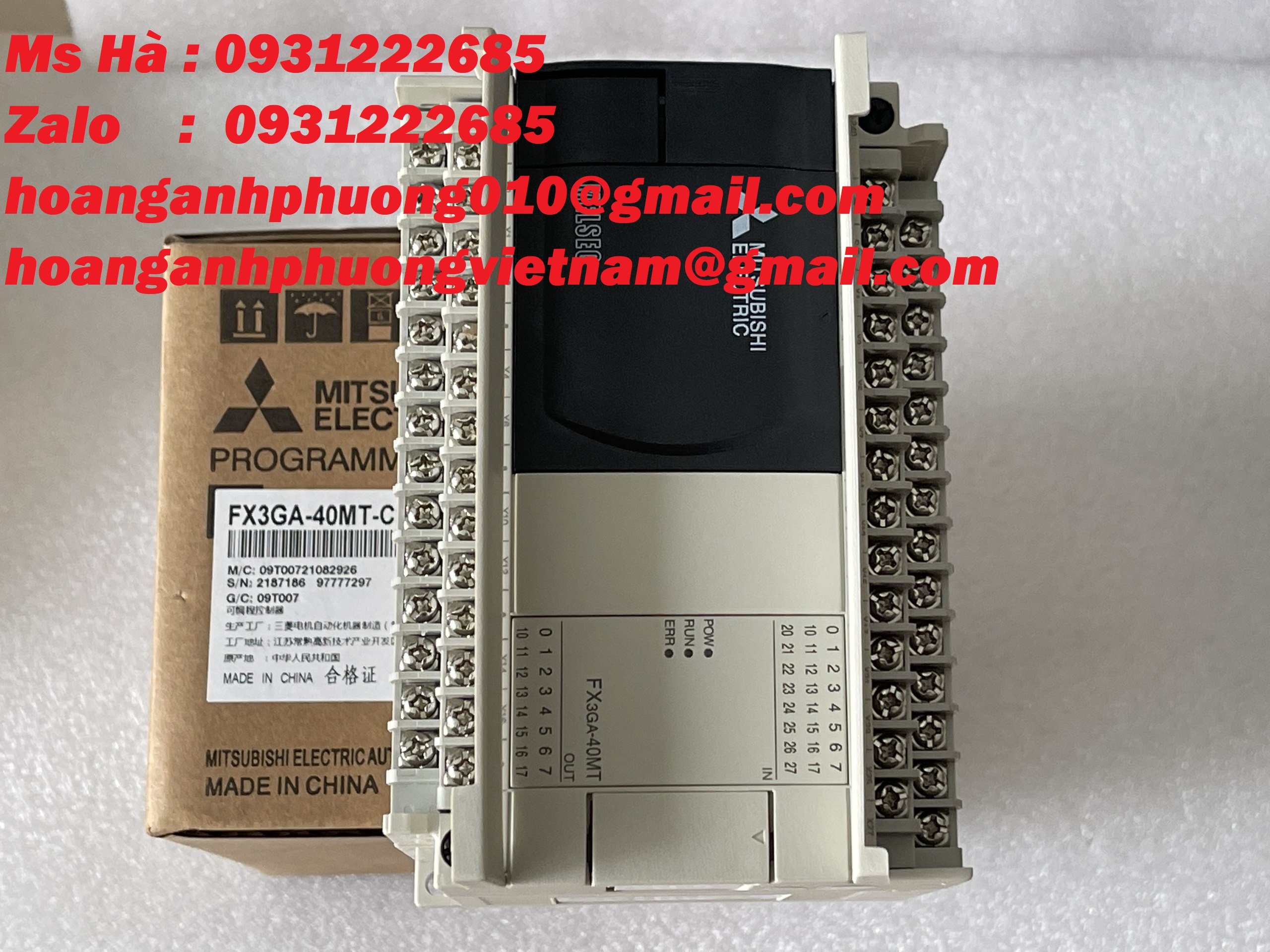 Bộ lập trình mitsubishi nhập khẩu mới 100% FX3GA-40MT-CM
