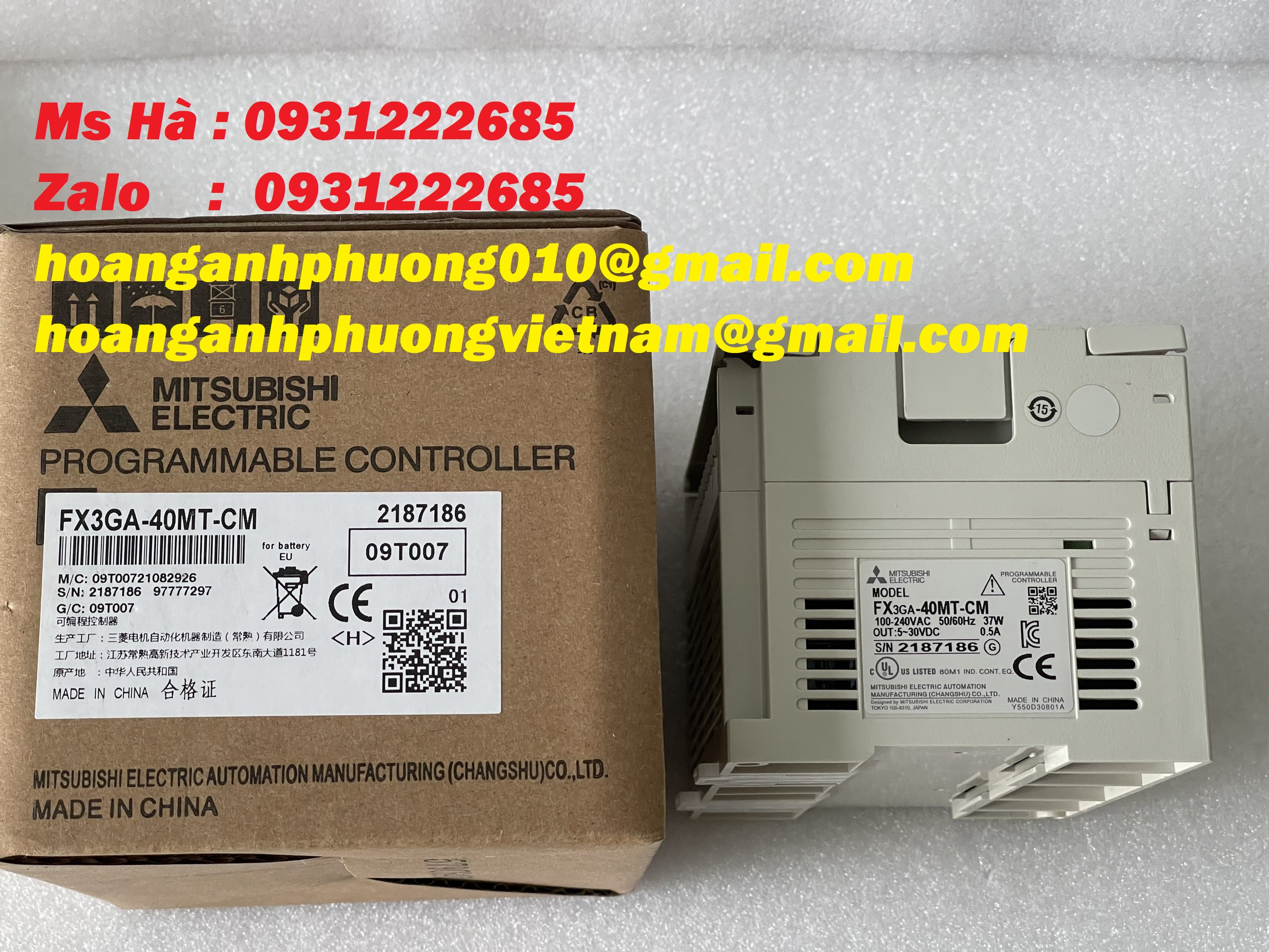 Bộ lập trình mitsubishi nhập khẩu mới 100% FX3GA-40MT-CM