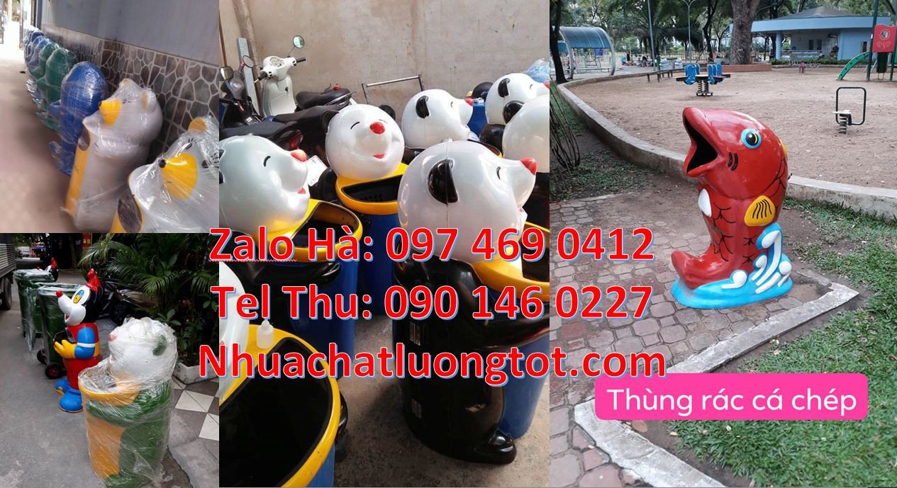 thùng rác hình con thú,thùng rác chim cánh cụt,thùng rác hình con chuo