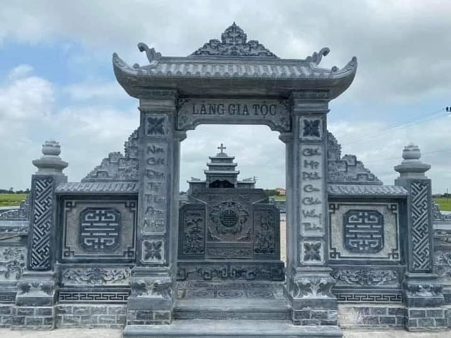 14+ mẫu cổng lăng mộ đá hiện đại đẹp bán cà mau