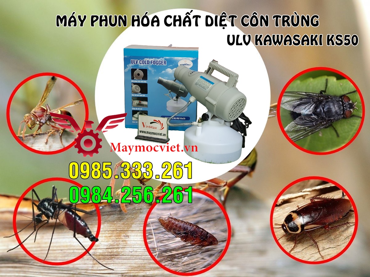 Máy phun hóa chất diệt trừ côn trùng gây hại ULV KAWASAKI KS50