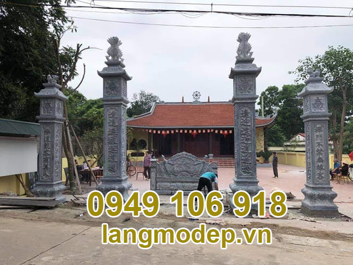 Mẫu cổng đá khu lăng mộ đẹp 2023