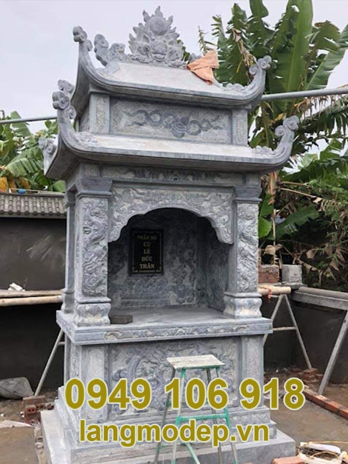 Am thờ để tro cốt bằng đá 2023