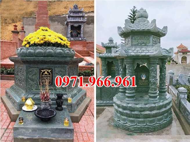 Mẫu mộ tháp đá phật giáo đẹp bán tại bình phước - tháp sư phật giáo