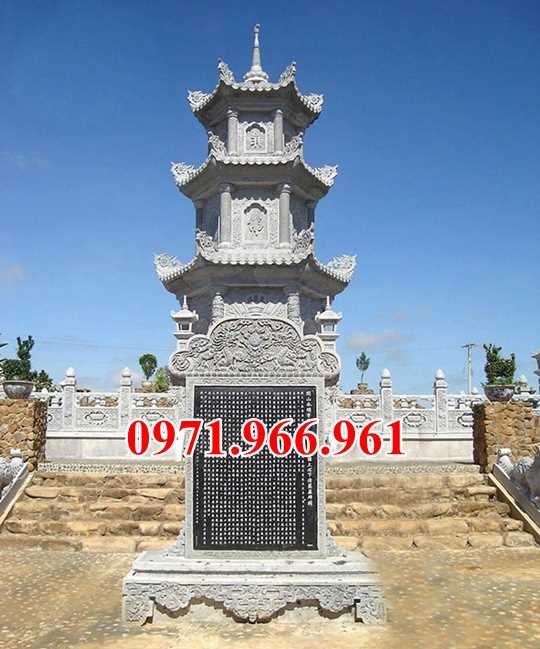 Mẫu mộ tháp đá phật giáo đẹp bán tại bình phước - tháp sư phật giáo