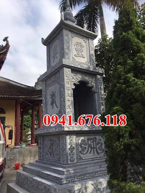 Mẫu mộ tháp đá đẹp bán tại đắk lắk đắk nông - mộ tháp sư phật giáo