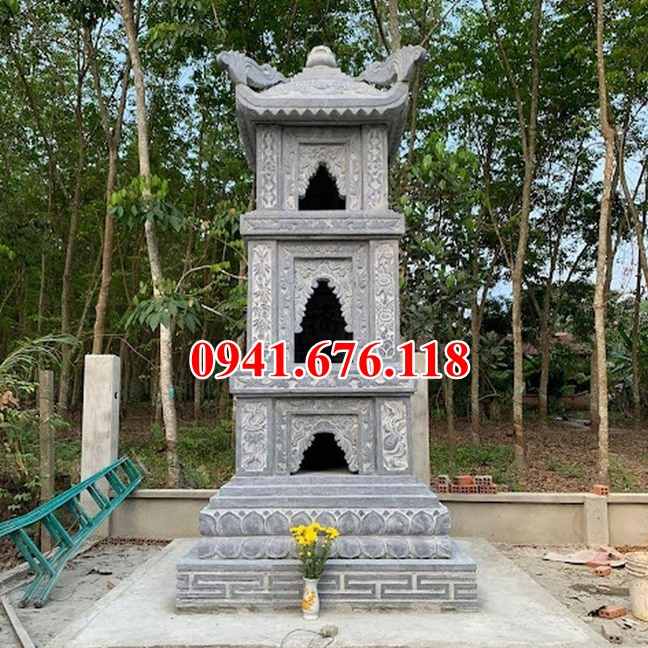 Mẫu mộ tháp đá đẹp bán tại đắk lắk đắk nông - mộ tháp sư phật giáo