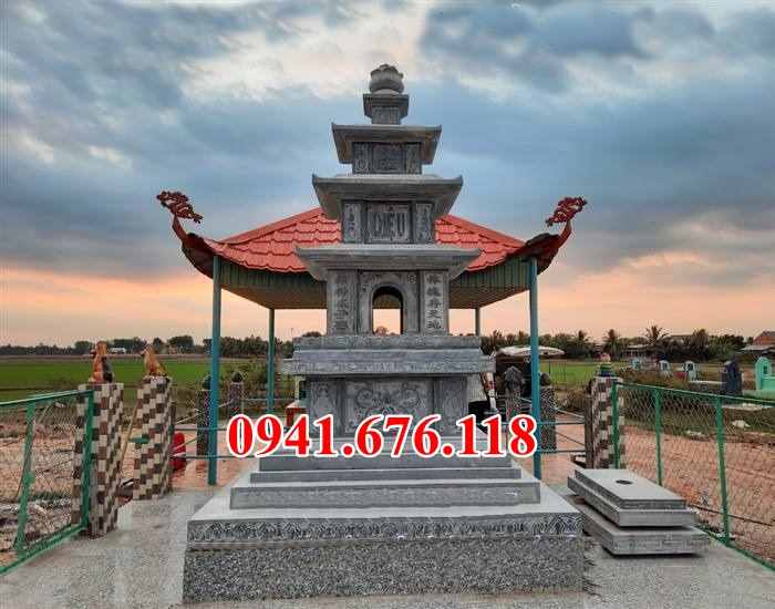 Mẫu mộ tháp đá đẹp bán tại đắk lắk đắk nông - mộ tháp sư phật giáo