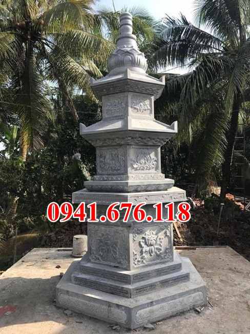 Mẫu mộ tháp đá đẹp bán tại đắk lắk đắk nông - mộ tháp sư phật giáo