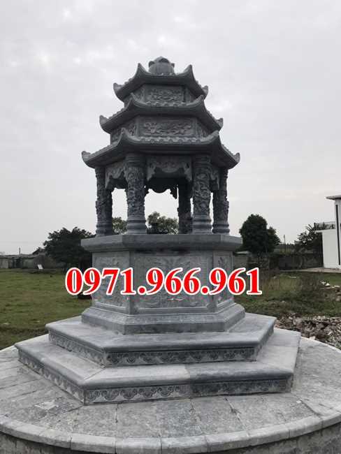 Mẫu mộ tháp đá đẹp bán tại sóc trăng - tháp thờ cốt bằng đá