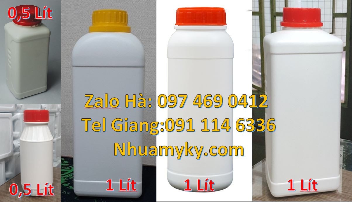 chai nhựa 0.5l đựng nước mắm,chai nhựa 1l đựng hóa chất,chai nhựa trắn