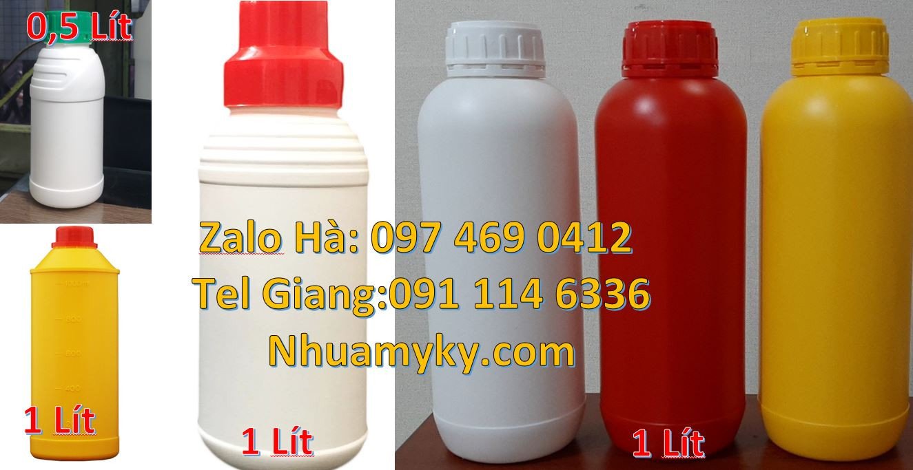 chai nhựa 0.5l đựng nước mắm,chai nhựa 1l đựng hóa chất,chai nhựa trắn