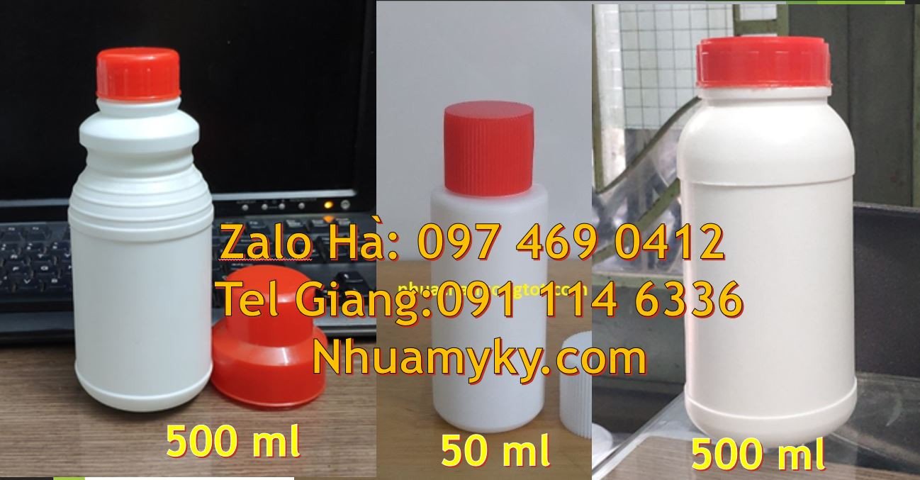 chai nhựa 50ml đựng nước tương,chai nhựa 500ml đựng hóa chất,chai nhưa
