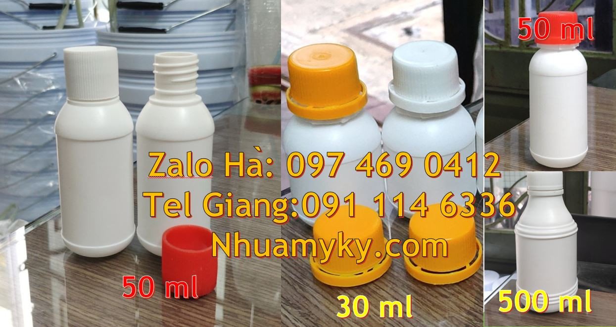 chai nhựa 50ml đựng nước tương,chai nhựa 500ml đựng hóa chất,chai nhưa