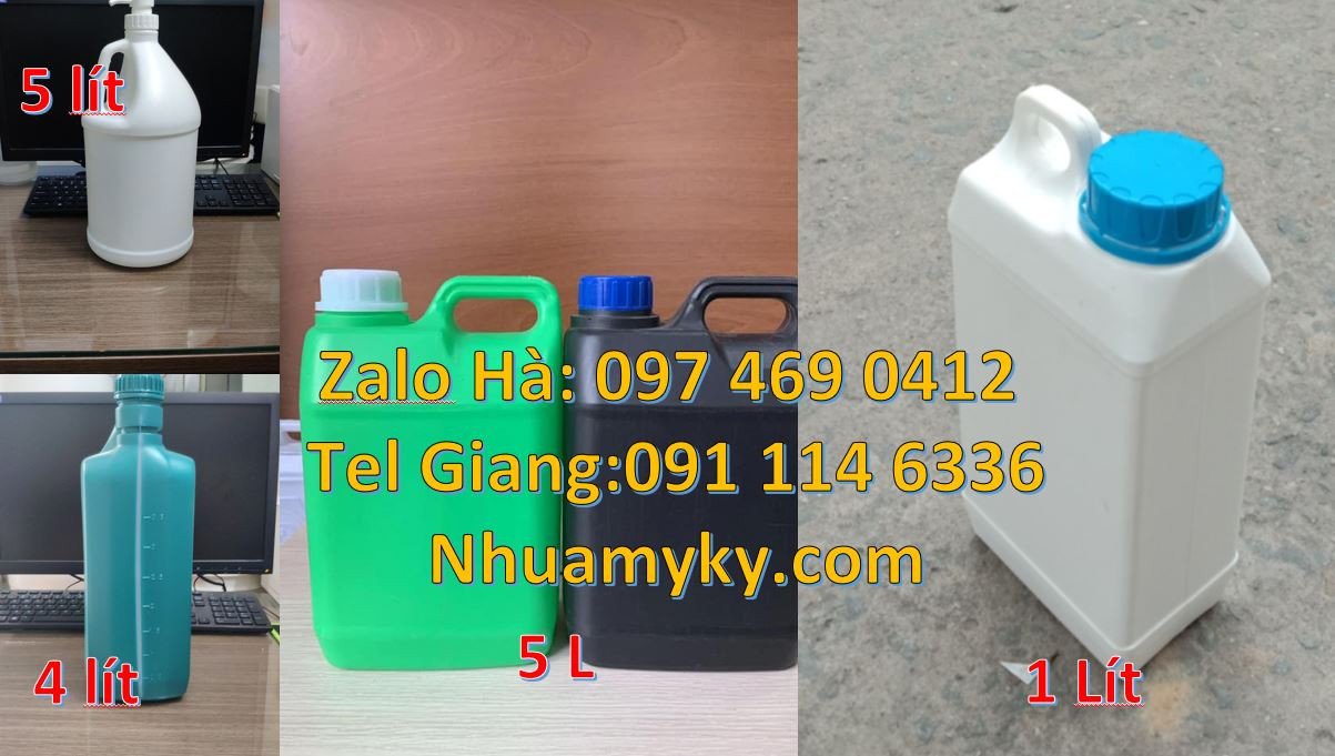 can nhựa 2l đựng nước mắm,can nhựa 5l đựng mật ong,can nhựa trắng rẻ