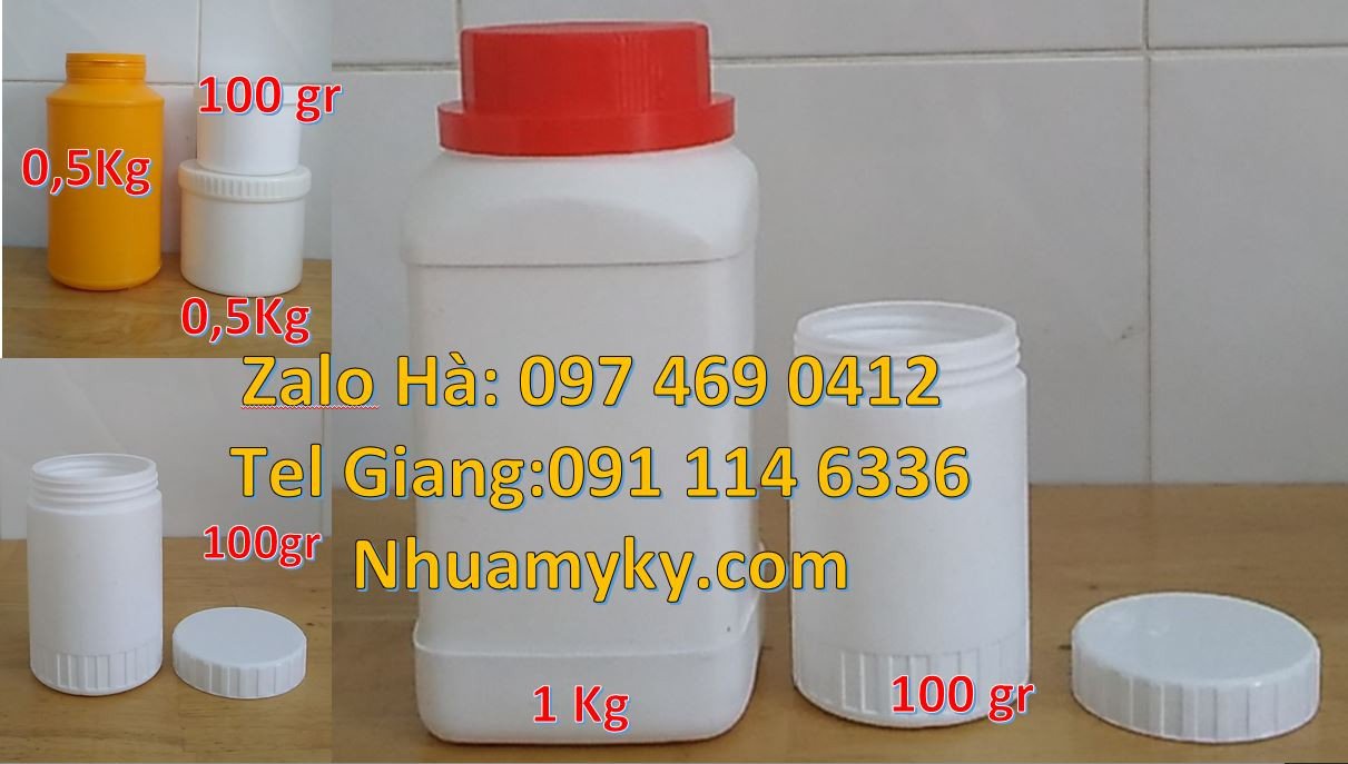 hũ nhựa 1kg đựng mứt,hũ nhựa 800ml đựng hóa chất,hũ nhựa 600ml đựng n