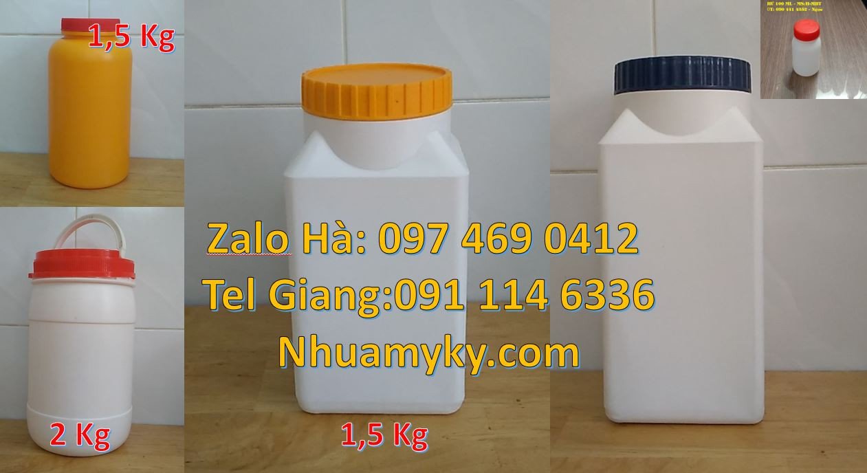 hũ nhựa 1kg đựng mứt,hũ nhựa 800ml đựng hóa chất,hũ nhựa 600ml đựng n