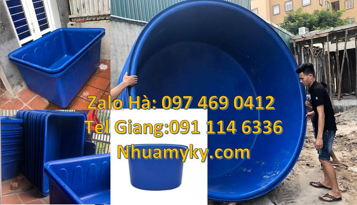 thùng nhựa tròn 1000l,thùng nhựa vuông 1000l màu xanh,thùng đựng nước