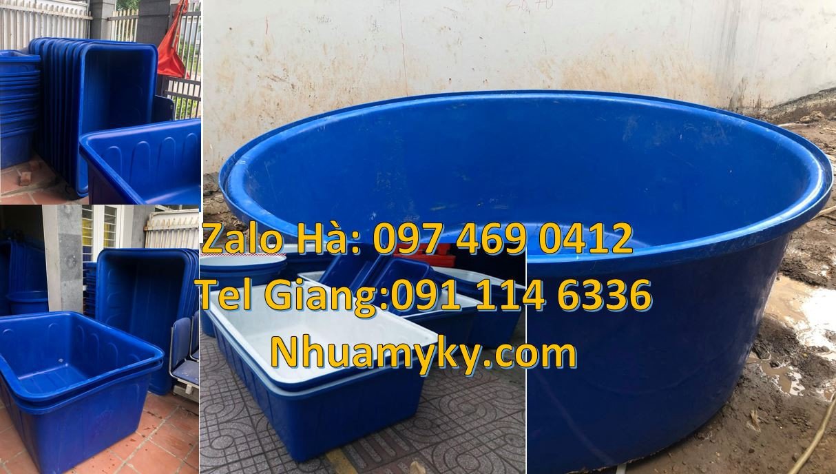 thùng nhựa tròn 1000l,thùng nhựa vuông 1000l màu xanh,thùng đựng nước