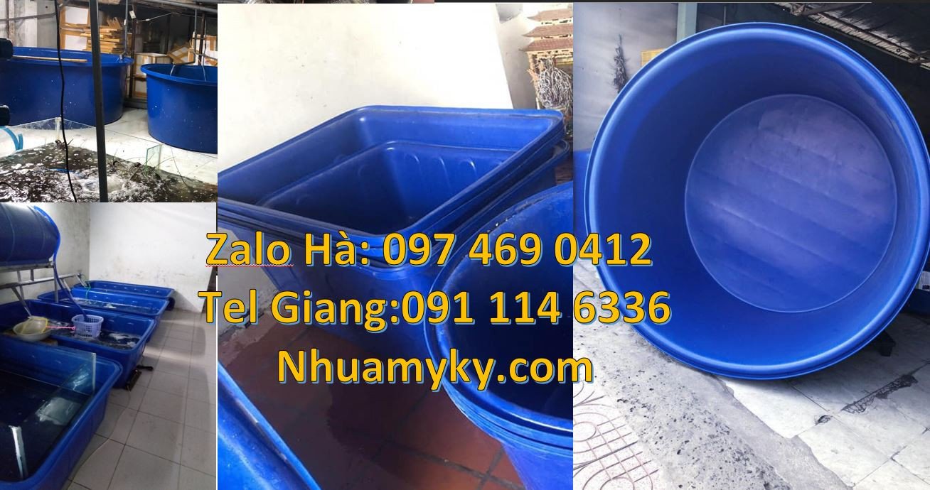 thùng nhựa tròn 1000l,thùng nhựa vuông 1000l màu xanh,thùng đựng nước