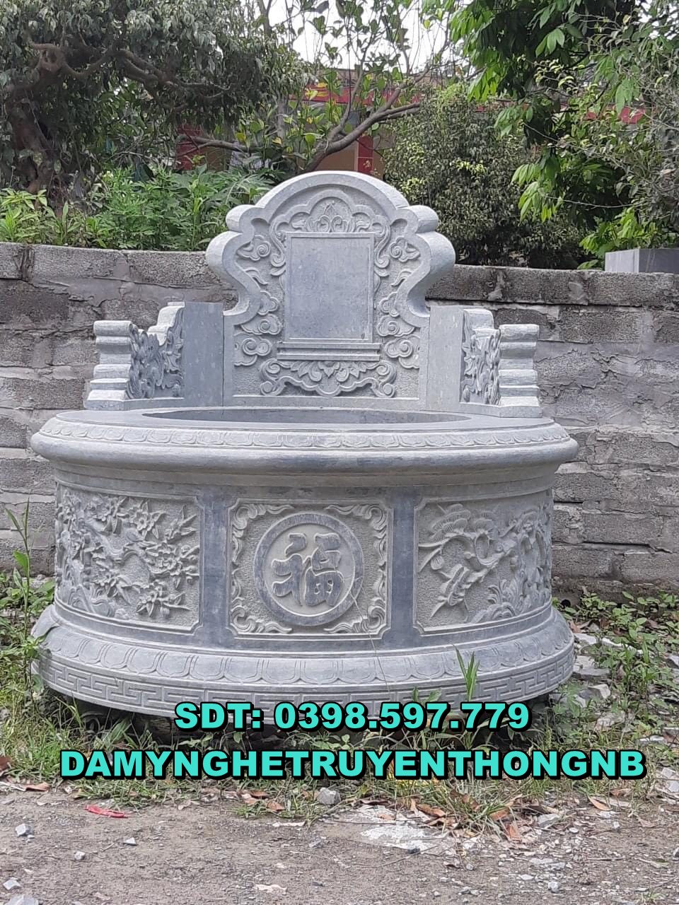 xây mẫu nhà mồ băng đá đẹp tại kiên giang-lăng mộ đá