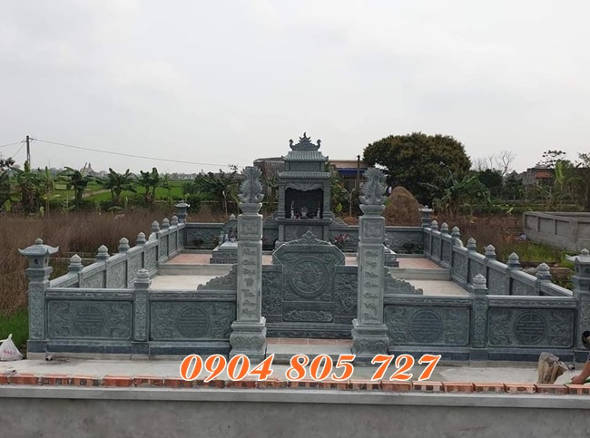Mẫu cổng nghĩa trang bằng đá 2023