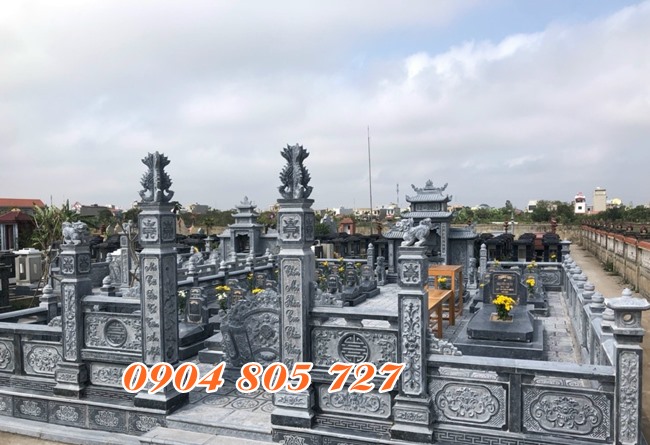 Mẫu cổng nghĩa trang bằng đá 2023