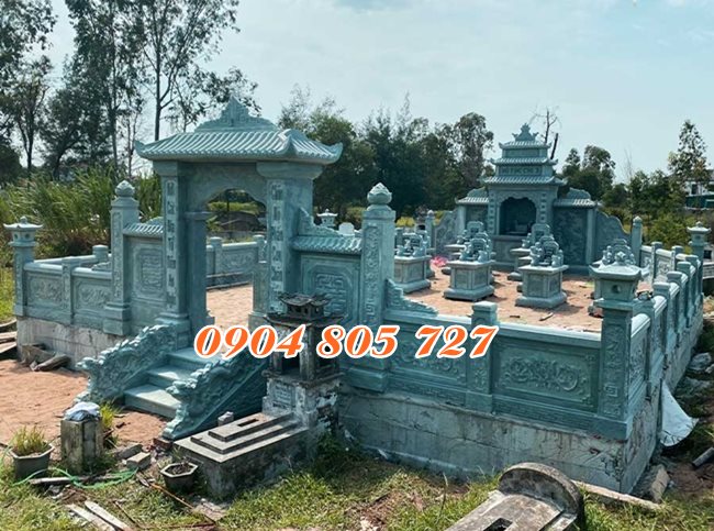 Mẫu cổng nghĩa trang bằng đá 2023