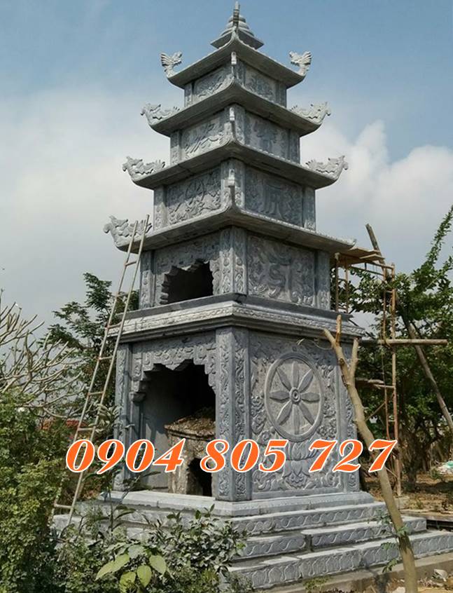 Mộ tháp phật giáo bằng đá và ý nghĩa hoa văn mộ tháp đá