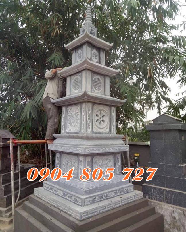Mộ tháp phật giáo bằng đá và ý nghĩa hoa văn mộ tháp đá