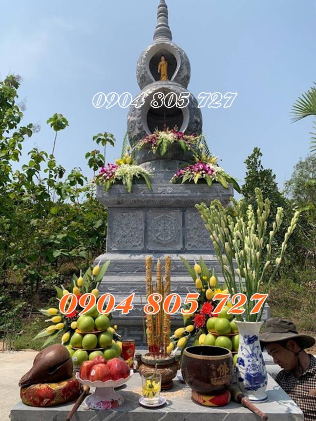 Mộ tháp phật giáo bằng đá và ý nghĩa hoa văn mộ tháp đá