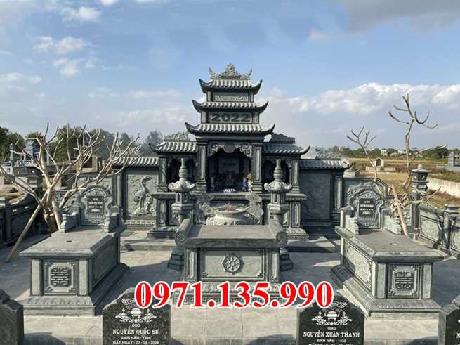 mẫu lăng mộ đá đẹp bán tại cao bằng bắc kạn - mộ đá gia đình dòng họ