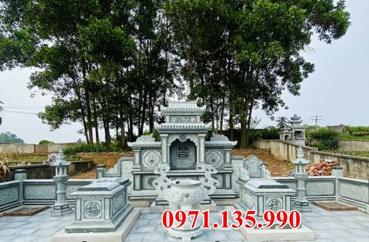 Mẫu lăng mộ đá đẹp bán tại bắc giang bắc ninh - mộ đá gia đình dòng họ