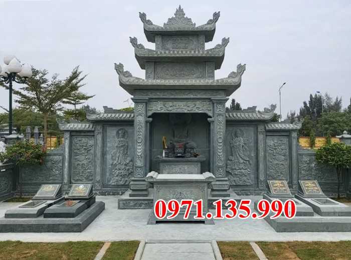 Mẫu lăng mộ đá đẹp bán tại bắc giang bắc ninh - mộ đá gia đình dòng họ