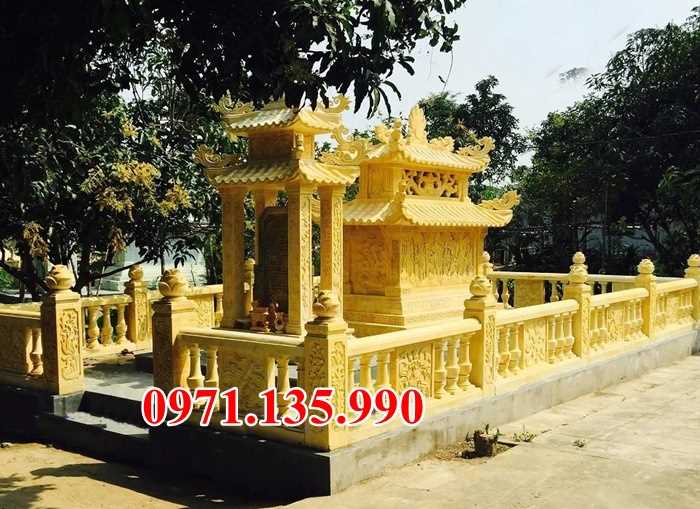 Mẫu lăng mộ đá đẹp bán tại bắc giang bắc ninh - mộ đá gia đình dòng họ