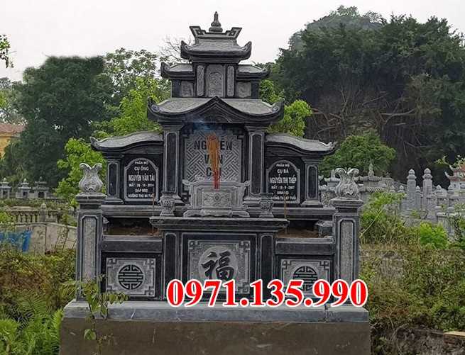 Mẫu lăng mộ đá đẹp bán tại bắc giang bắc ninh - mộ đá gia đình dòng họ