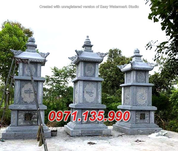 Mẫu mộ tháp chùa bằng đá đẹp để tro cốt bán tại ninh thuận bình thuận