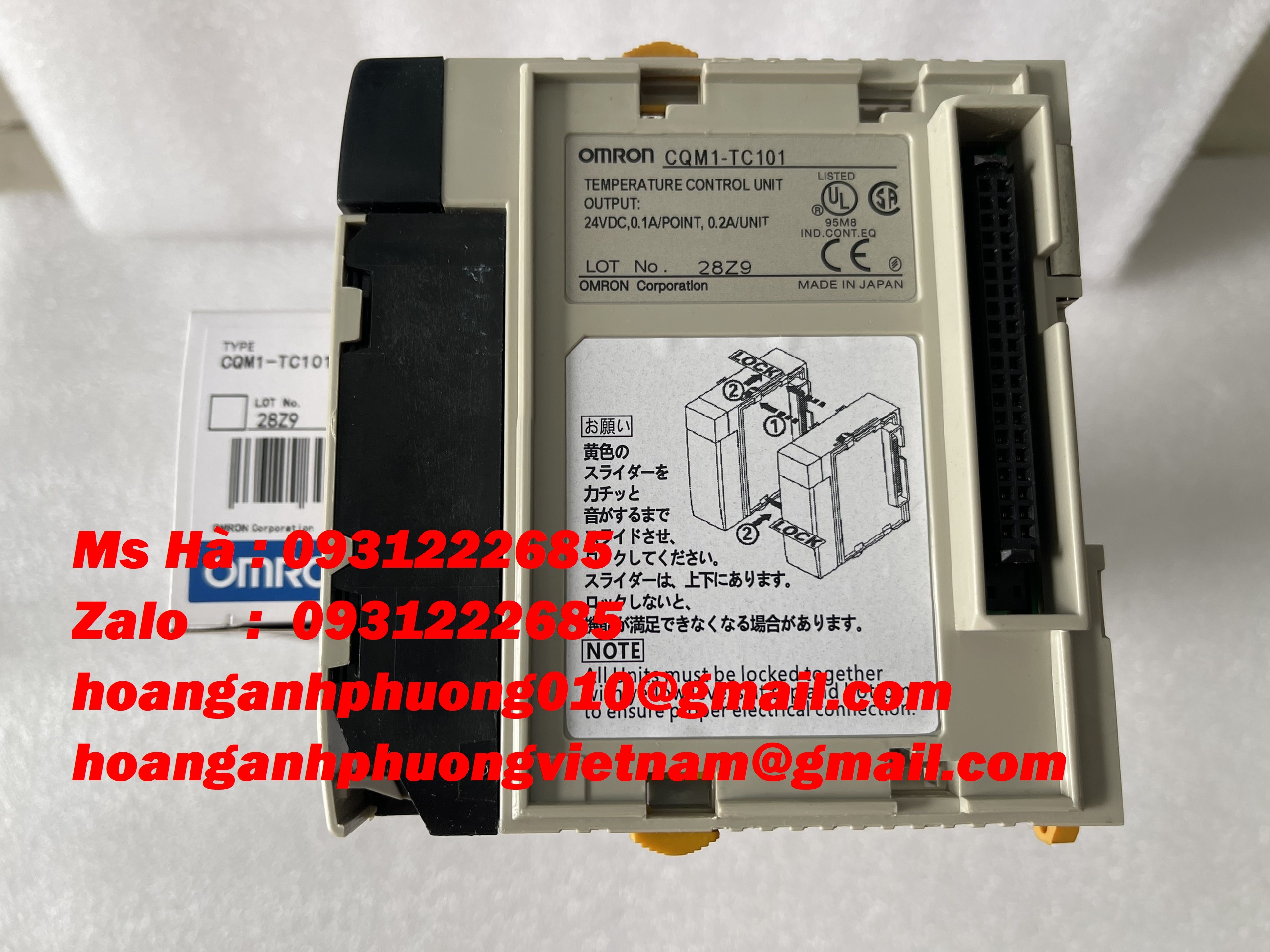 Mô đun điều khiển CQM1-TC101 omron - bảo hành 12 tháng