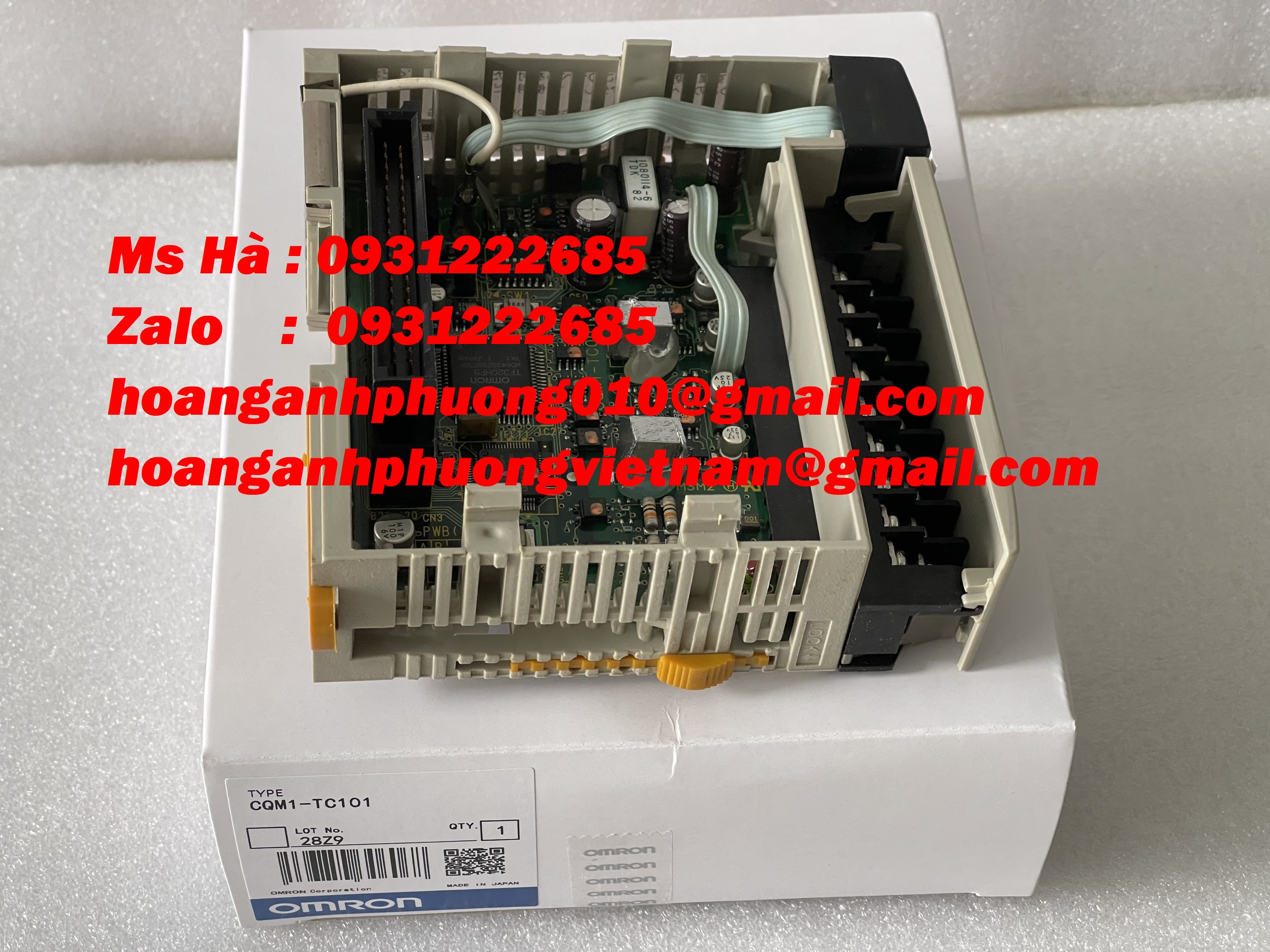 Mô đun điều khiển CQM1-TC101 omron - bảo hành 12 tháng