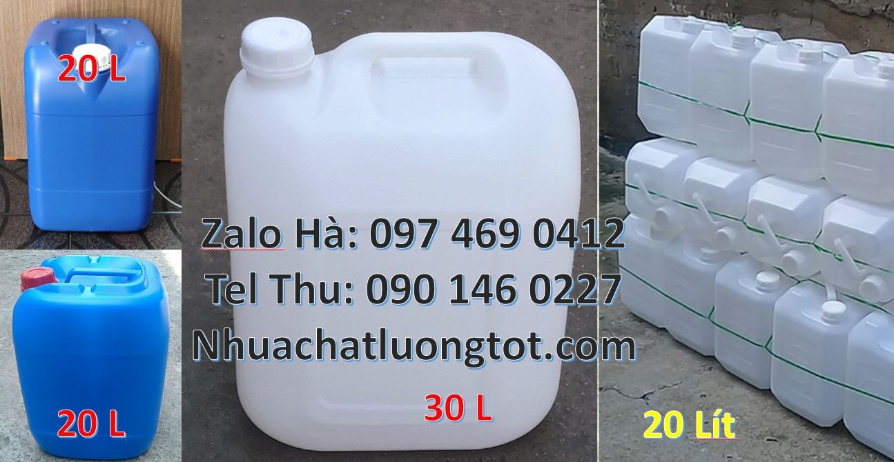 can nhựa 25l đựng hóa chất,can nhựa 20l đựng xăng dầu,can nhựa xanh gi