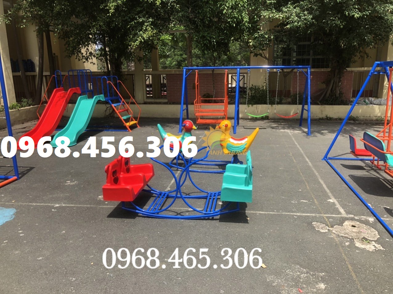Bập bênh composite dành cho trẻ em mầm non
