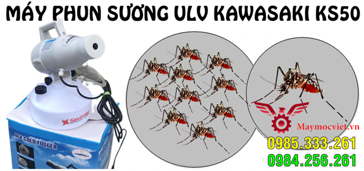 Máy phun thuốc muỗi sử dụng cho gia đình dạng sương ULV KAWASAKI KS50