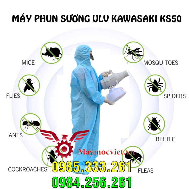 Máy phun thuốc muỗi sử dụng cho gia đình dạng sương ULV KAWASAKI KS50