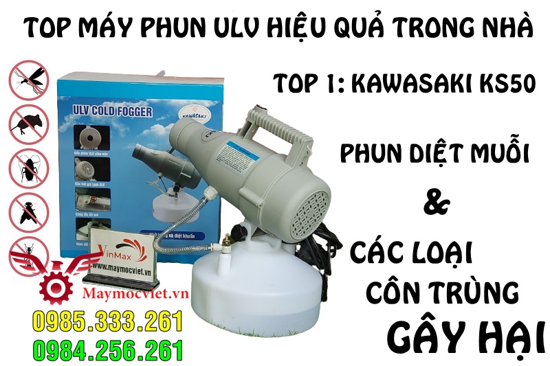 Máy phun thuốc muỗi sử dụng cho gia đình dạng sương ULV KAWASAKI KS50